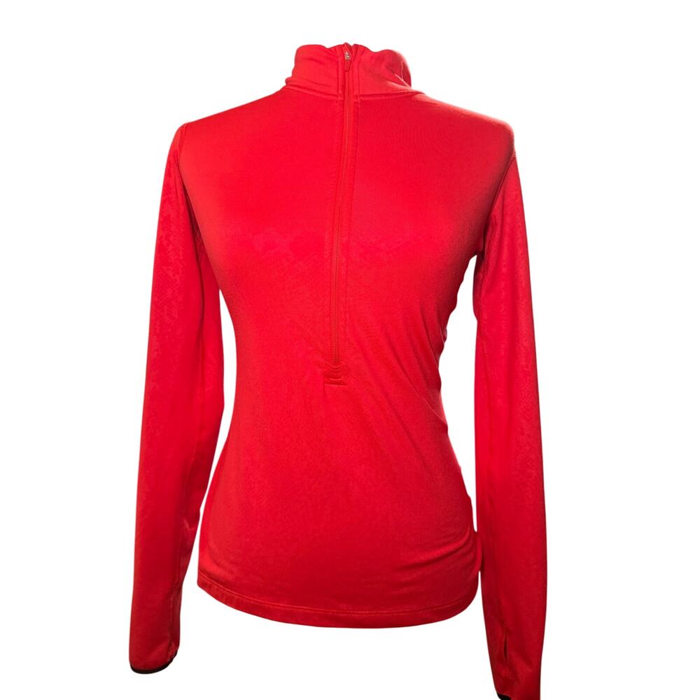 Nike Dri-FIT Element Half Zip Pullover, Red, Running Activewear, Women's Small